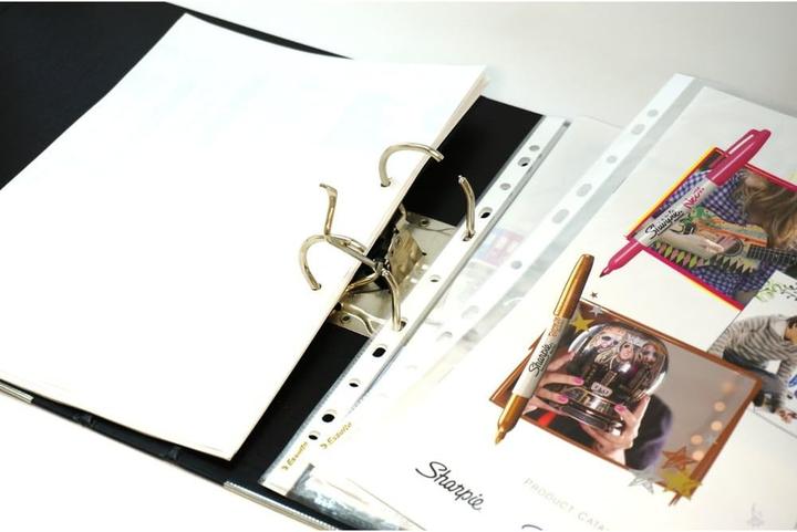 Produktbild Dymo Plastik-Ordner Standard, DIN A4, 75 mm, hellblau Einband innen und aussen mit PP-Folie kaschi (A4, 75 mm, 1 Stk.)