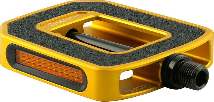 Produktbild By.schulz Pedale 9/16" M-Line VIEW Urban - Pedale ALU Format: 102x90mm Reflektor SCHWARZ