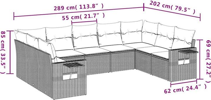 Produktbild vidaXL Nili