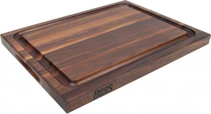John Boos Boos Blocks Black Walnut Snijplank met Sapgeul, 51x38x4cm walnoothout
