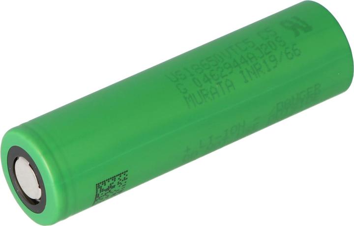 Actual product image Sony AKKU US18650VTC5 - maximal 30A Stromabgabe (Flat Top) (1 pcs., 2600 mAh, Battery + charger)