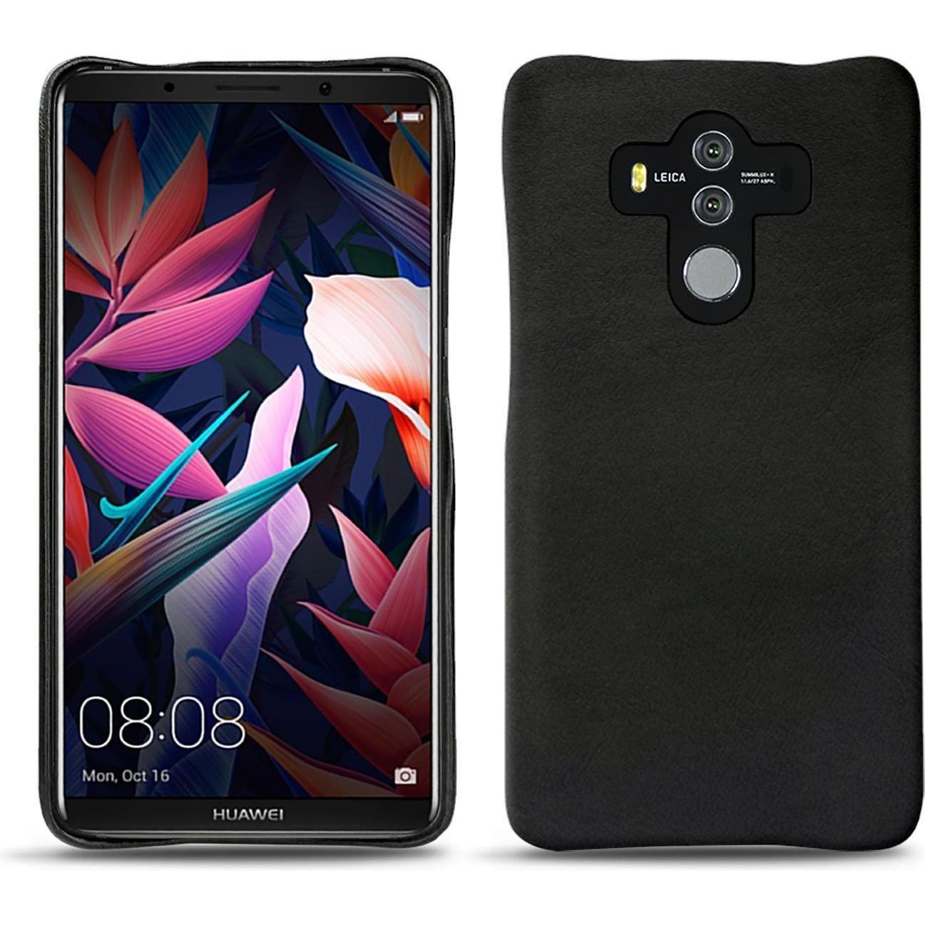 Noreve Lederschutzhülle (Huawei Mate 10 Pro), Smartphone Hülle, Schwarz