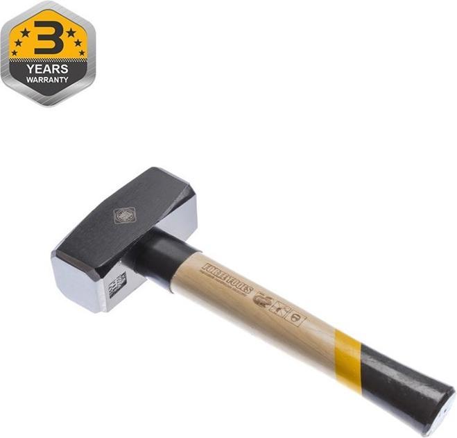 Actual product image Forte tools Mallet with wooden handle, 2000 g head weight, hammer with wooden handle, premium tool, gesch (2290 g)