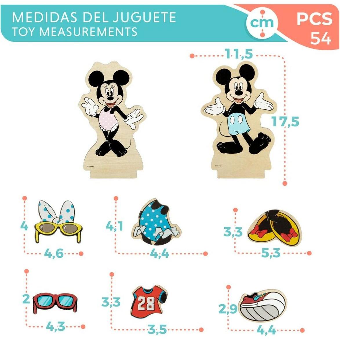 Thumbnail - Disney Figuren 54 Stücke 4 Stück 11,5 x 17,5 x 1,2 cm