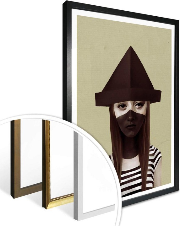 Actual product image Trenddeko Ceci n'est pas un chapeau (60 x 80 cm)
