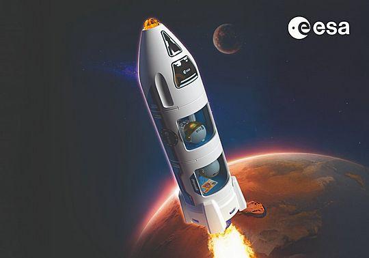 Produktbild Playmobil 72011 ESA: Mars-Forschungsrakete (72011)