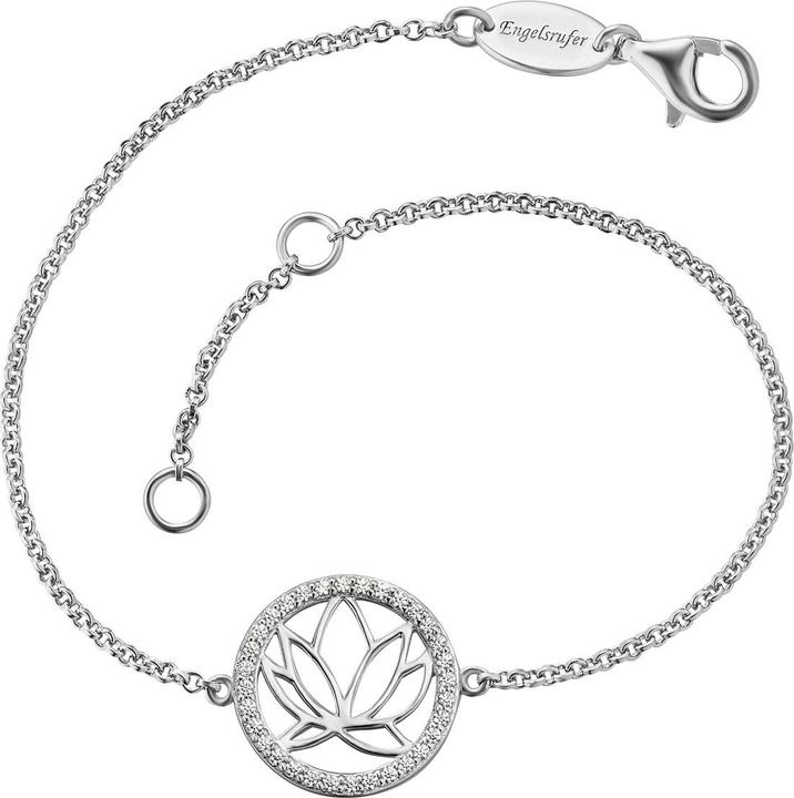 Engelsrufer Armband Lotus (19 cm, Silber)