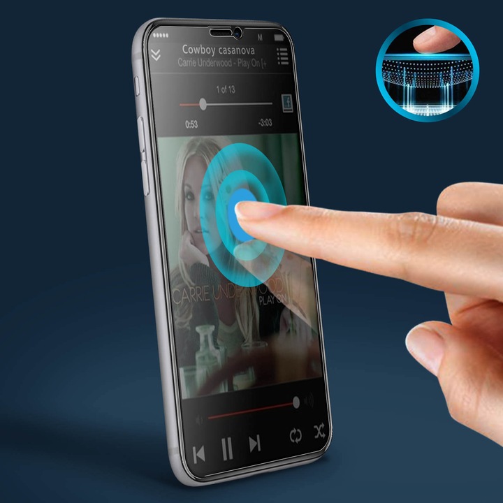 Produktbild Avizar Displayschutzfolie, Privacy Blickschutzfolie (1 Stück, Apple iPhone 11 Pro)