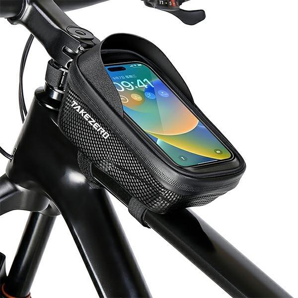 Produktbild TakeZero Etui/uchwyt rowerowy A2 sakwa na ramę czarny/black
