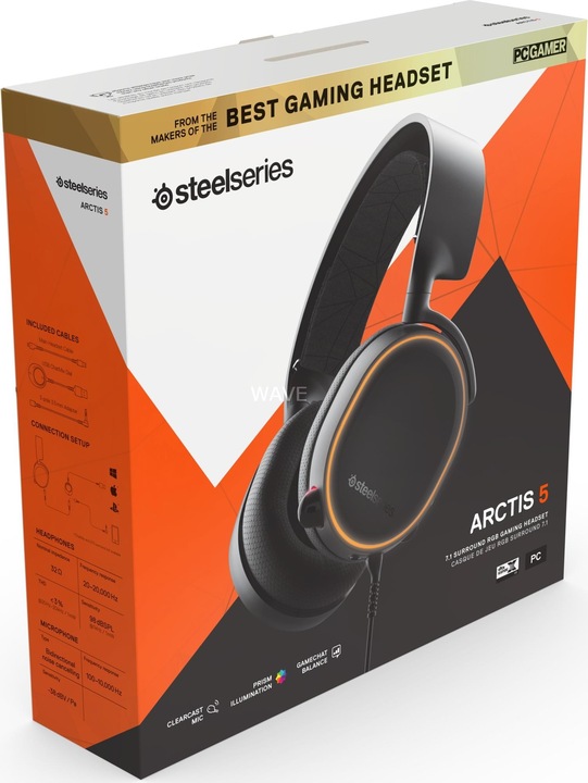 Immagine prodotto SteelSeries Arctis 5 (RGB) (Cablato)