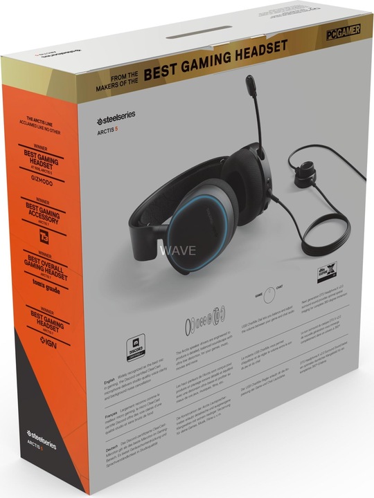Immagine prodotto SteelSeries Arctis 5 (RGB) (Cablato)