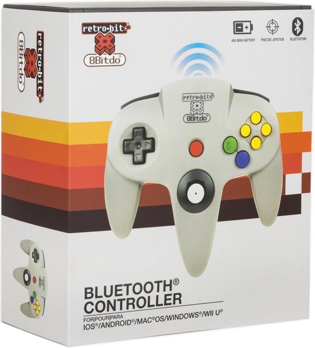 Produktbild 8bitdo X Retrobit N64 Bluetooth Gamepad (Android, iOS, Mac, PC)