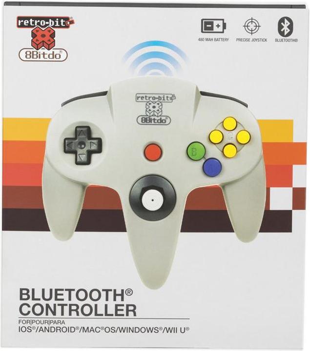 Produktbild 8bitdo X Retrobit N64 Bluetooth Gamepad (Android, iOS, Mac, PC)