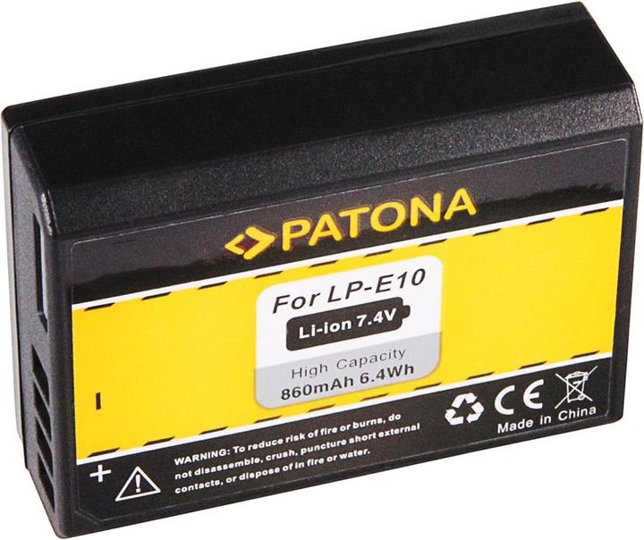 Immagine prodotto Patona Sostituzione Canon LP-E10 (Batteria della fotocamera)