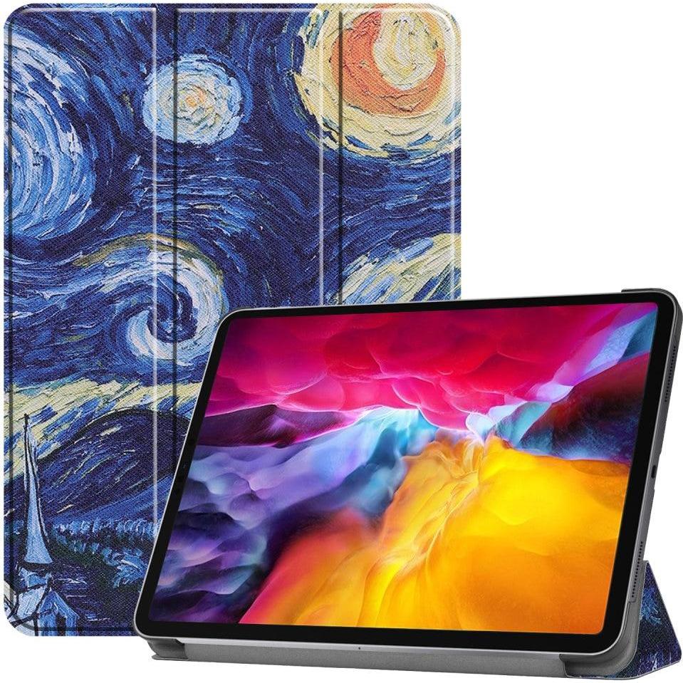 Thumbnail - Cover-Discount iPad Pro 11.0 2021 - Tri-fold Smart Case Nachthimmel (iPad Pro), Tablet Hülle, Mehrfarbig