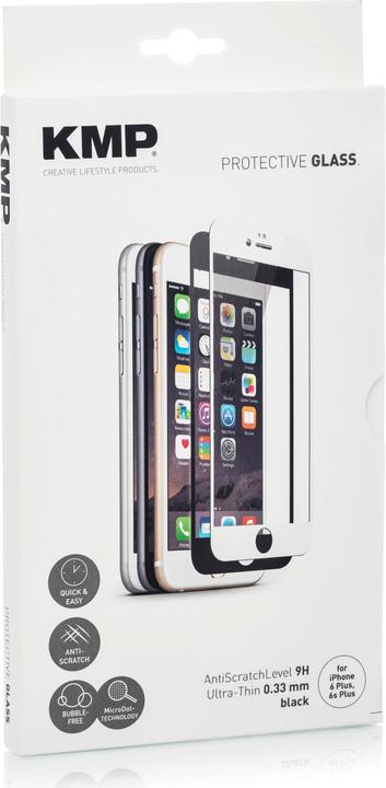 Productafbeelding KMP Beschermend glas (1 Stuk, Apple iPhone 6 Plus)