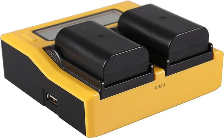 Actual product image Patona Panasonic BLF19 Dual LCD (Camera battery charger)