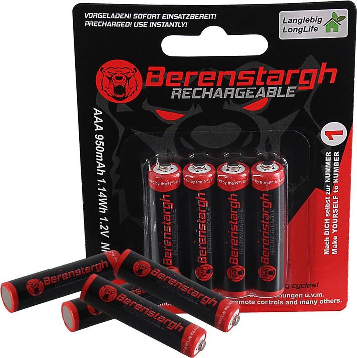 Actual product image Berenstargh Rechargeable (4 pcs., AAA, 950 mAh)