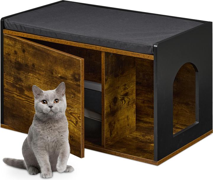 Produktbild Relaxdays Katzenkloschrank