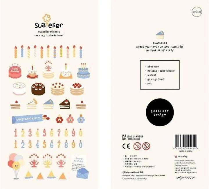 Produktbild Centrum Dekorative Kuchenaufkleber