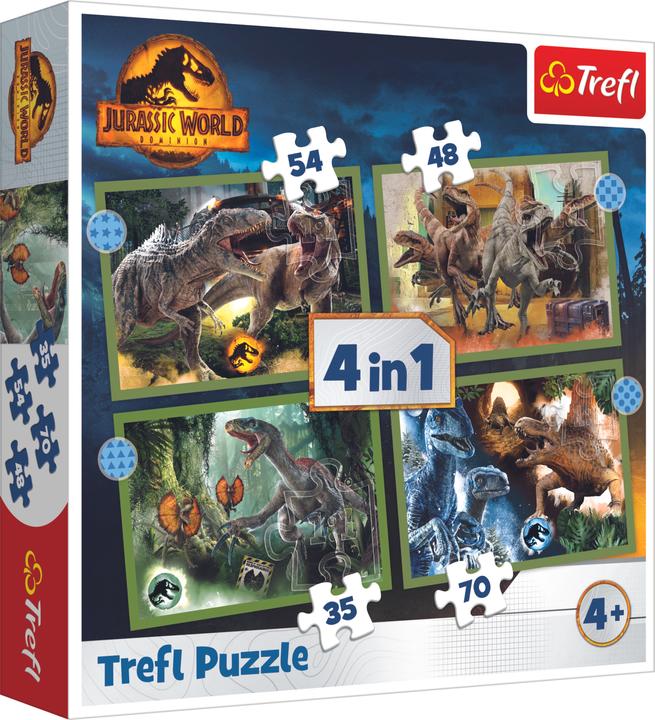 Immagine prodotto Trefl Il set di puzzle 4-in-1 è composto da 4 puzzle indipendenti appositamente studiati per i bambini. (207 pezzi)