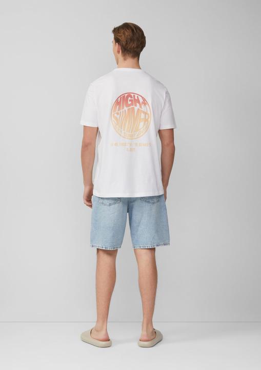 Produktbild S.Oliver T-Shirt T-Shirt mit Front- und Rückenprint (S)