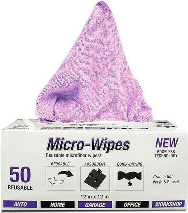 Produktbild Webstar Micro-Wipes Micro- fasertücher Box Rosa 24x24cm (50 Stk.)