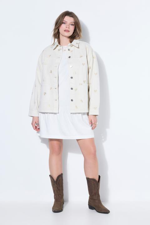 Produktbild Studio Untold Jeansjacke, oversized, Hearts, Heavy Denim (58, 60)