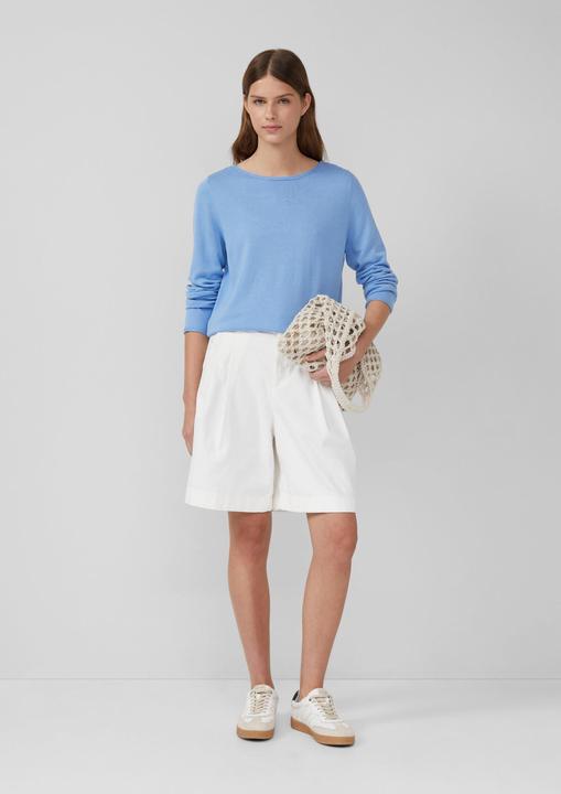 Produktbild s.Oliver Strickpullover Weicher Feinstrickpullover mit Rollkanten (48)