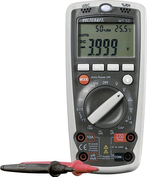 Immagine prodotto Voltcraft MT-52 SE (CAT III 600V)
