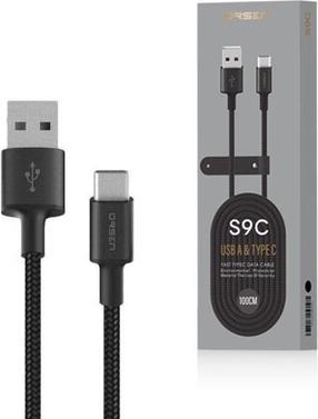 Actual product image Orsen S9C USB A and Type C 2.1A 1m black (1 m)
