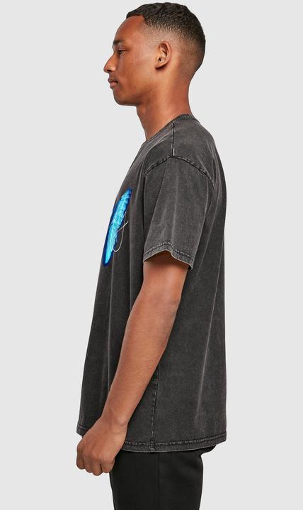 Produktbild Merchcode Butterfly Blue Acid Washed Heavy Oversized Tee - 117169 (M)