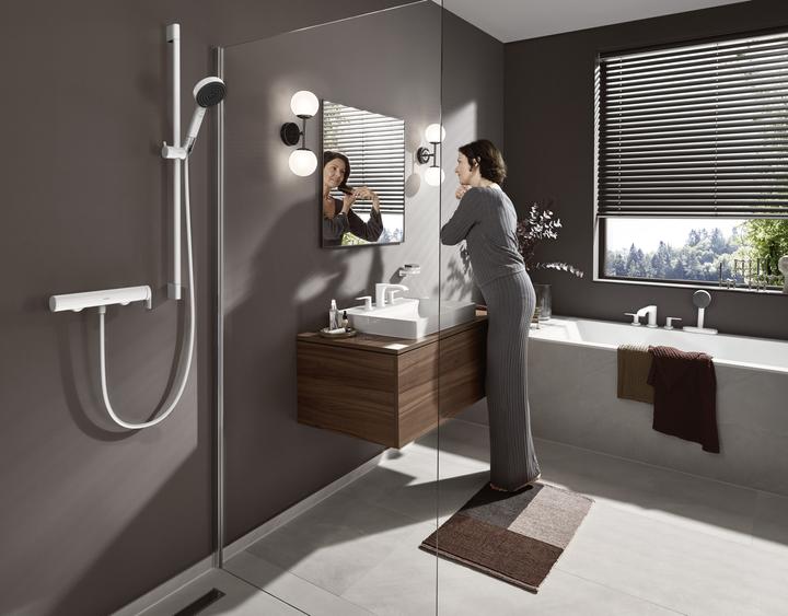 Actual product image hansgrohe AddStoris soap holder, wall-mounted, matt white