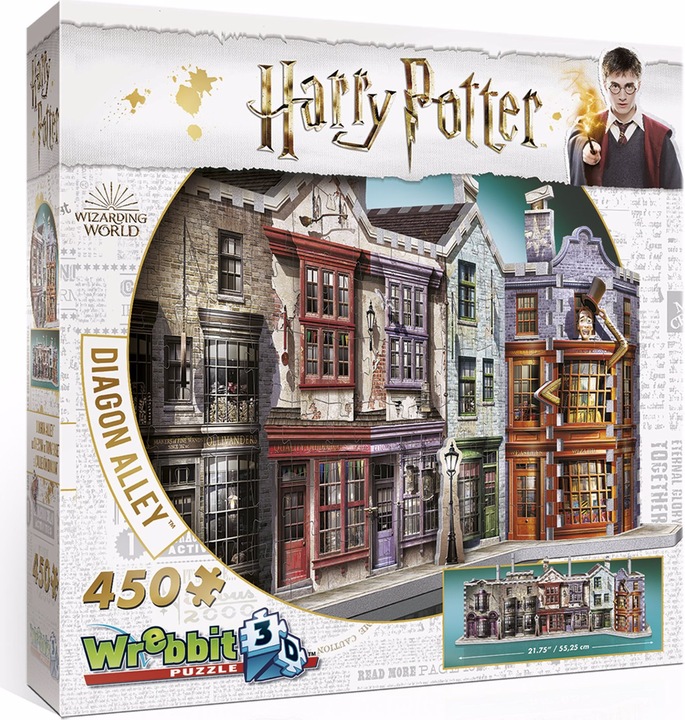 Wrebbit 3D Harry Potter Winkelgasse - W01010 TAKTIK (450 Teile)