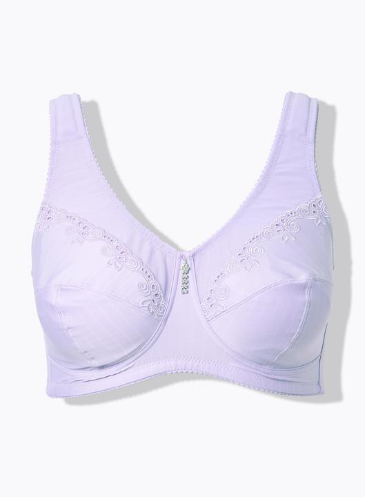 Actual product image Ulla Popken Kelly Pinstripe Support Bra (100 E)