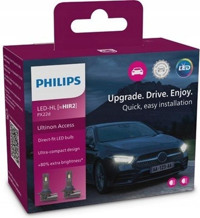 Produktbild Philips Ultion Access LED HIR2 11012 12V U2500 CX 2 Stück / Autobirne / Sockel PCX2d