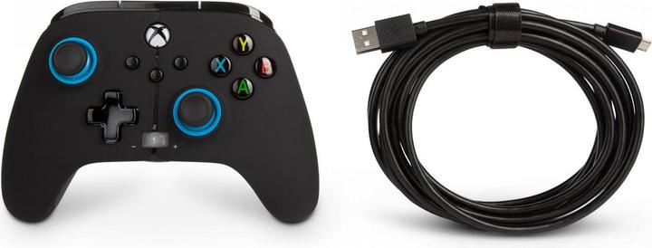 Image du produit PowerA Controller Wired Blue Hint (Xbox One / Series X / PC) (Xbox One X, Xbox One S, Xbox Series S, Xbox Series X)