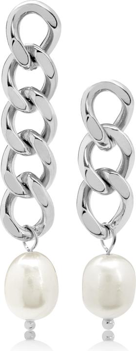 Immagine prodotto Trolli Troli -orecchini simmetrici in acciaio con perle barocche VAAXF344S (L)