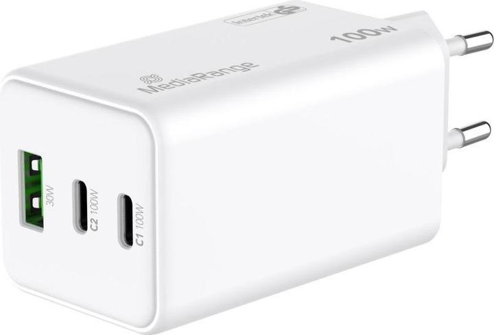 Immagine prodotto MediaRange 100W Fast Charger (100 W, 3 porte)
