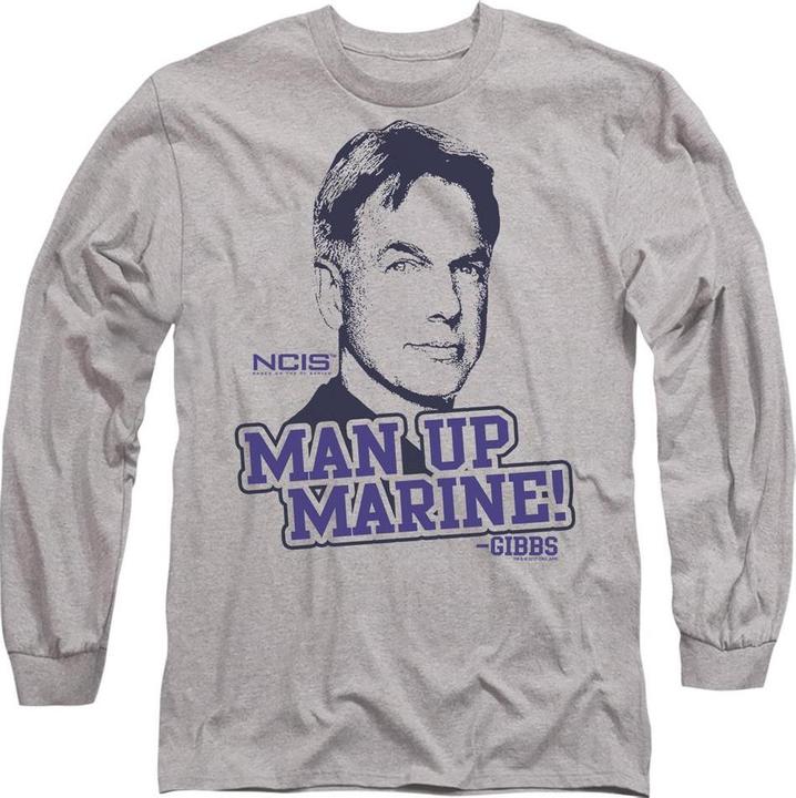Actual product image Ncis Unisex Adult Man Up T-Shirt (L)
