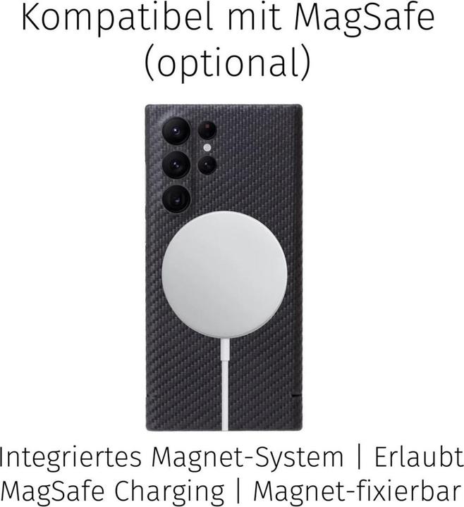 Produktbild Filono Carbon Case Samsung Galaxy S25 MagSafe kompatibel (Samsung Galaxy S25)