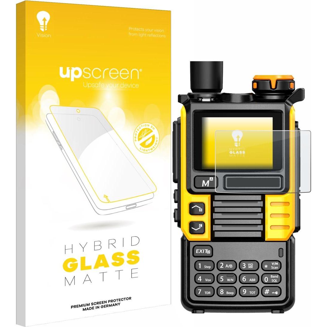 upscreen Schutzglas Schutzfolie Displayschutz Display Schutz Glas Folie matt, Walkie-Talkie Zubehör