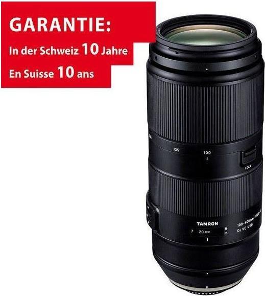 Actual product image Tamron AF 100-400mm F/4,5-6,3 Di VC USD, Nikon F (EU) (Nikon F, full size, APS-C / DX)