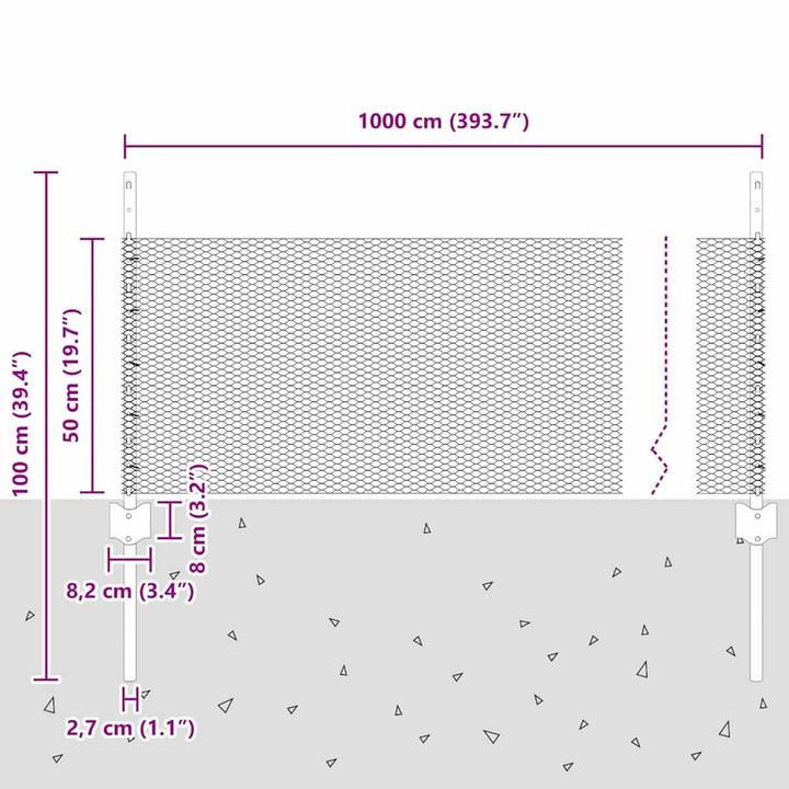 Produktbild vidaXL Aussenbarriere