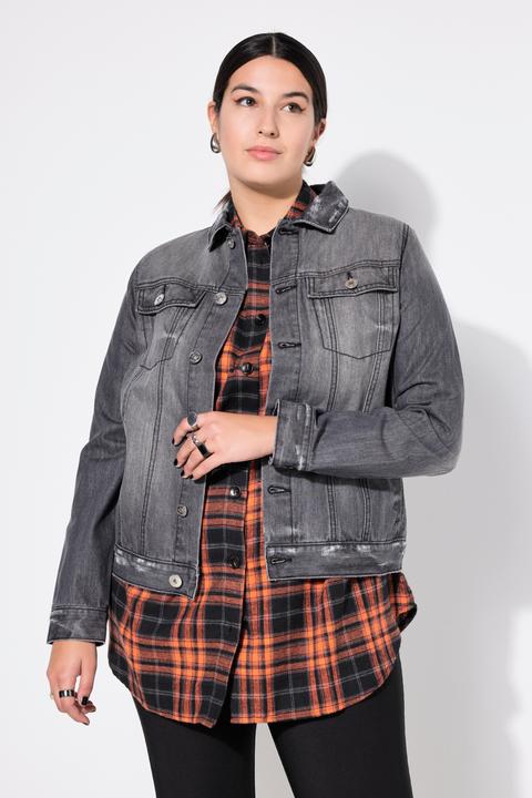 Produktbild Studio Untold Jeansjacke, Regular Fit, destroyed Denim, Hemdkragen, Langarm (50, 52)