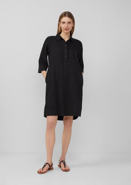 Immagine prodotto S.Oliver Kleid Kurzes Blusenkleid aus Leinenmix mit Eingrifftaschen (36)