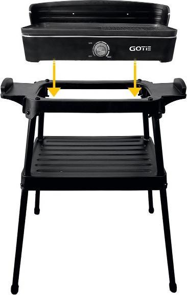 Actual product image Gotie Electric grill GGE-2200 (2.20 kW)