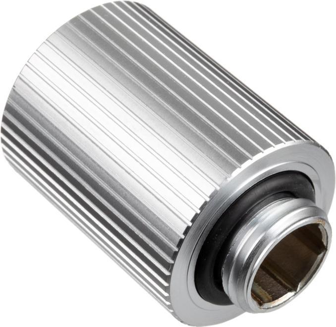 Actual product image EKWB EK-Quantum Torque G1/4 inch extension straight MF 28 - Satin Titanium