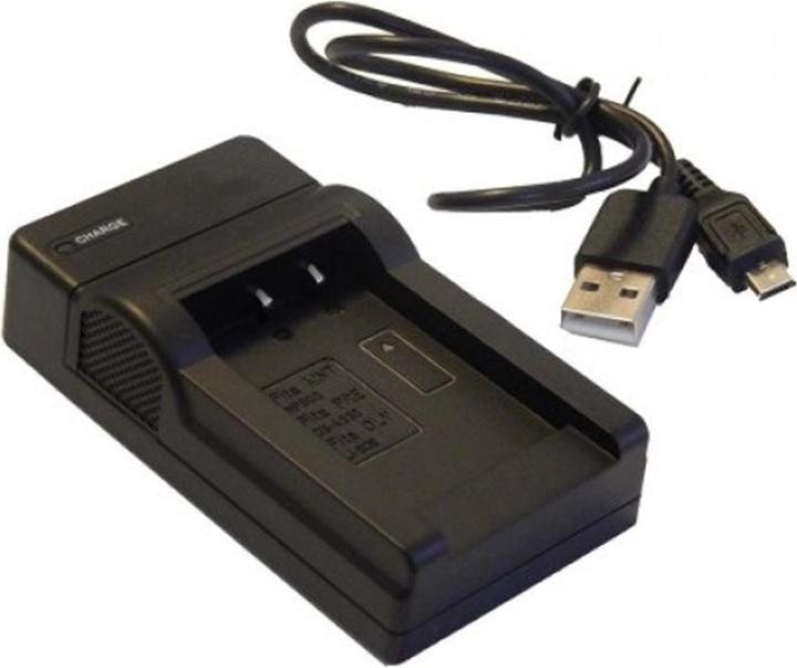 Produktbild AGI USB-Ladegerät kompatibel mit Panasonic DMW-BCG10E (Kamera Akku Ladegerät)