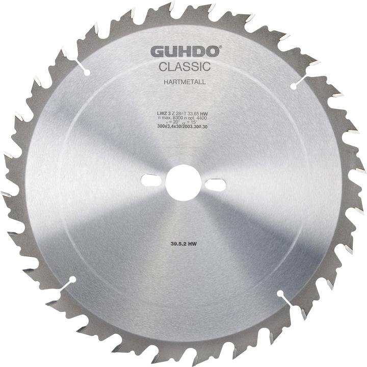 Guhdo Zuschnitt Kreissägeblatt ø 500x4x30mm Z44 WZ für Längs- und Querschnitte